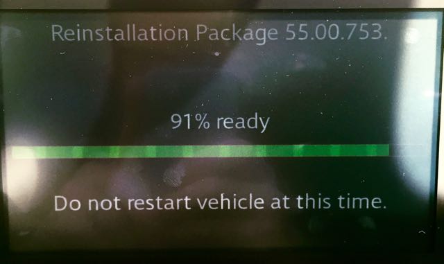 Reinstallation Package 55.00.753: 91% ready 